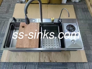 छोटे बाथरूम के लिए ब्रश काउंटर टॉप बाथरूम सिंक आयताकार कटोरा आकार