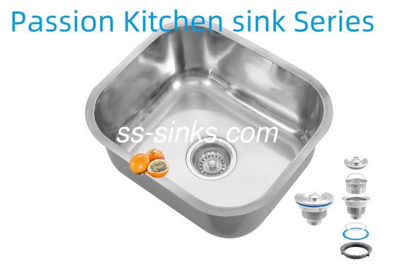 1 नल छेद के साथ नल छेद कवर ब्रश स्टेनलेस स्टील डबल कटोरा सिंक