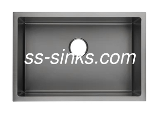 SUS304 ब्लैक अंडरमाउंट स्टेनलेस स्टील के रसोई सिंक OEM