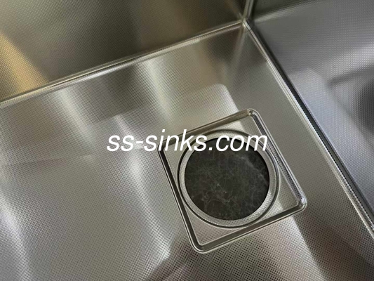 डबल माउंट श्रृंखला 304 एकल कटोरा गहरी कटोरा हस्तनिर्मित रसोई सिंक