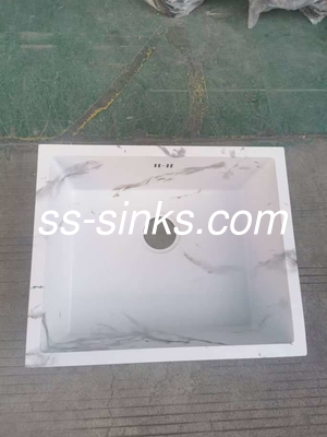 काला/सोना/चांदी/गुलाबी सोना हस्तनिर्मित रसोई सिंक समान बेसिन गहराई 220 मिमी