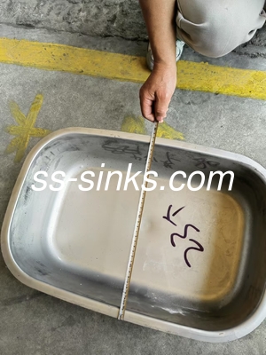 कैबिनेट अंडरमाउंट स्टेनलेस स्टील रसोई सिंक 220mm गहराई सिंक आपूर्तिकर्ताओं और उत्पाद गहराई के लिए 220mm