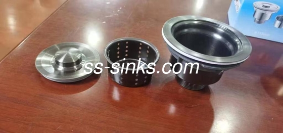 सीरीज 304 स्टेनलेस स्टील हस्तनिर्मित सिंक डबल बाउल रसोई के लिए टॉपमाउंट स्थापना