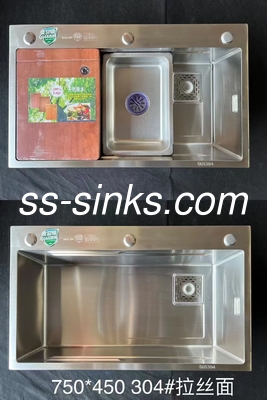 36 इंच कैबिनेट आकार ड्रॉप-इन रसोई सिंक और प्रदर्शन 1 कटोरे के साथ