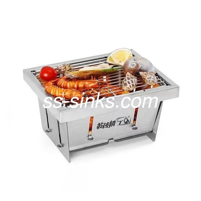 इलेक्ट्रॉनिक इग्निशन के साथ पोर्टेबल लकड़ी के कोयले BBQ ग्रिल ट्रॉली आपका अंतिम BBQ समाधान