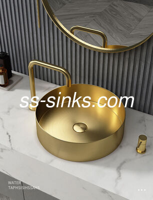 स्थायित्व के लिए डिज़ाइन की गई सुंदरता: हमारी 3mm 304 स्टेनलेस स्टील गोल बेसिन