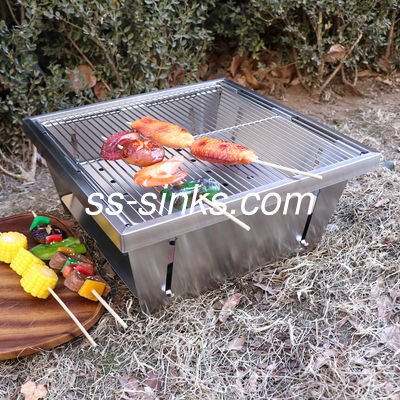 OEM पोर्टेबल चारकोल ग्रिल आउटडोर BBQ उपकरण रसोई पाक कला