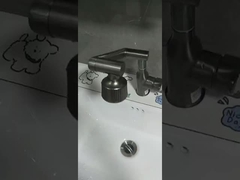 1.8GPM स्टेनलेस स्टील नल गर्म और ठंडा खींचें नीचे रसोई नल