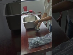 41*41cm वर्ग स्टेनलेस स्टील सिंगल बाउल सिंक अंडरमाउंट