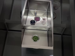 हस्तनिर्मित रसोई सिंक डबल कटोरा सिंक विरोधी जंग परीक्षण